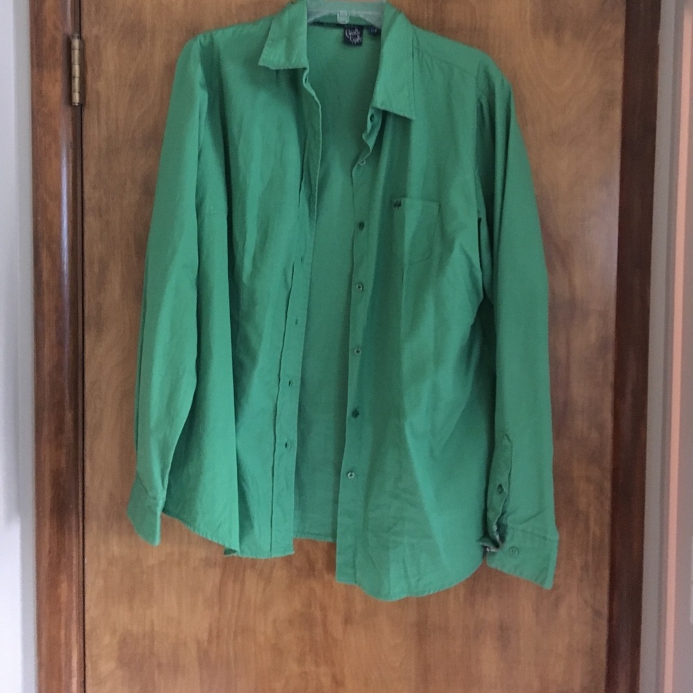 XXL green cruel girl western button up